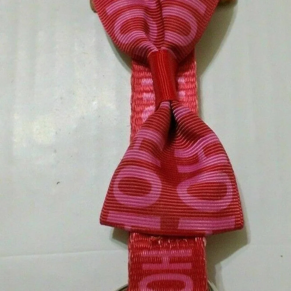 NEW SMALL MEDIUM HO HO HO BOW CHRISTMAS Dog Puppy Collar